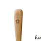 hanaco木製スープスプーン 長さ15cm 木製スプーン キッズ 子供用 北欧風 ウッドスプーン 天然木使用 ウレタン塗装 花   陶器のふる里  trysケ