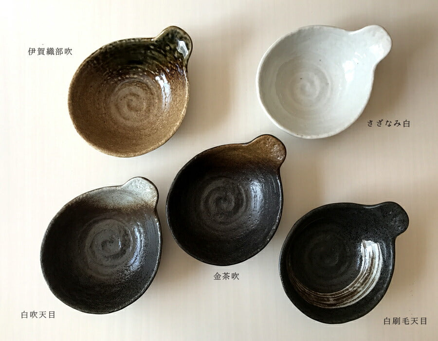 金茶吹 純とんすい 長辺14.5cm No.6 土鍋小物 取り分け小鉢 とん水 呑水 国産食器 良質 美濃焼 深皿 yamaki  陶器のふる里  stockヤ