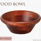 WoodBowl ブラウン 17.5cm ボール  木製 食器 ラバーウッド H6.6cm カフェ風 サラダボウル  陶器のふる里  trys光