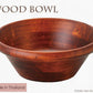 WoodBowl ブラウン 22.5cm ボール  木製 食器 ラバーウッド H7.1cm カフェ風 サラダボウル  陶器のふる里  trys光