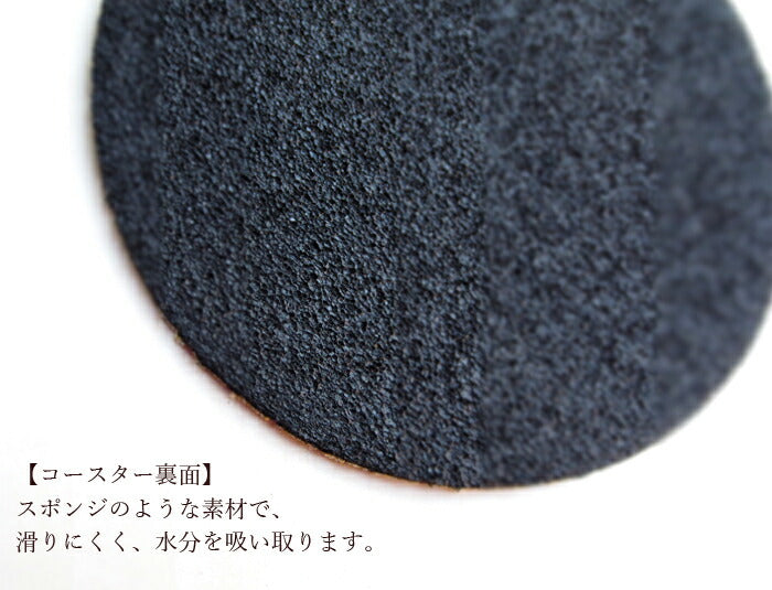 【メール便OK】ストロングコースター丸 プラチナ  直径10cm 塩化ビニール   陶器のふる里  trysケ