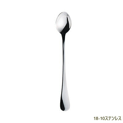 PLUME(プリューム)ソーダスプーン（18.6cm）   18-10高級ステンレス製 カトラリー マドラー アイスティスプーン パフェ ロング 大口注文OK   陶器のふる里  trys光
