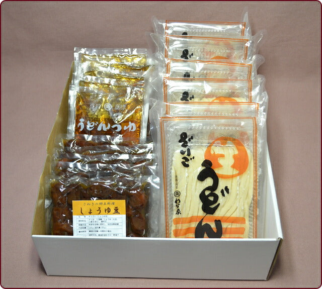 【送料込み】讃岐うどん 香川県屋島 讃岐うどんの老舗 わら家ざいご生うどん（讃岐うどん）12人前しょうゆ豆 炒り子出しのめん汁付き12袋