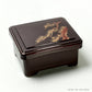 [A]ミニ丼重 溜パール赤松（重箱サイズ 幅14cm×12.1cm 高さ7.3cm） 漆器 うなぎ うな重 重箱 土用の丑 鰻 国産 食器 ウ溜パール赤松ナギ 日本製   陶器のふる里  trysレ