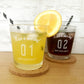 Number glass 5個SET(箱入り)  グラス5個セット 容量284cc 高9cm タンブラー ガラス製 ギフト プレゼント カジュアル 背番号 結婚祝い 新築祝い 内祝い 5セット コップ セット 母の日 ギフト 箱w-294 送料無料