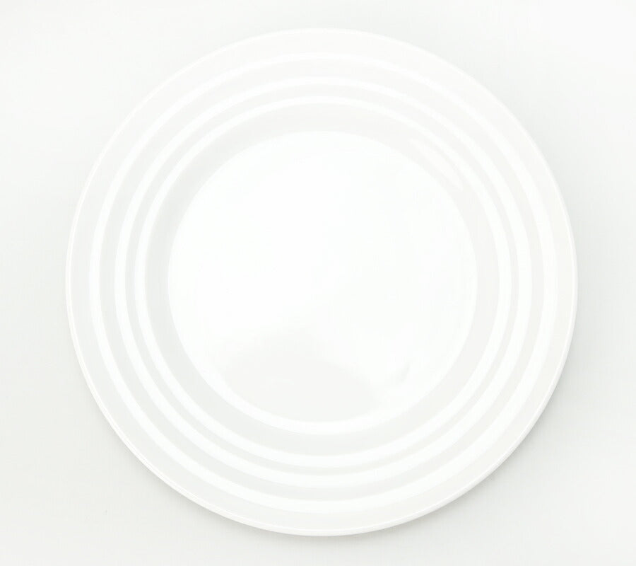 ハーモニー21cm皿 8吋ミート 直径21.3cm 高2.5cm 本格レストラン食器 白磁 磁器 美濃焼 白い器 白い食器 ホワイト 丸皿 和洋中 パスタ皿 卸価格 問屋 業務用 大口OK 日本製   陶器のふる里  stockヤ