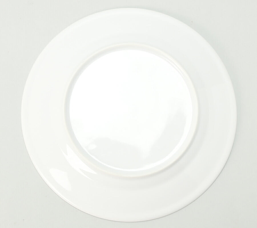 ハーモニー23cm皿 9吋ミート 直径23.2cm 高3.1cm 本格レストラン食器 白磁 磁器 美濃焼 白い器 白い食器 ホワイト 丸皿 和洋中 パスタ皿 卸価格 問屋 業務用 大口OK 日本製   陶器のふる里  stockヤ