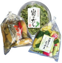 【山形県の郷土料理だし入り！】【送料無料】山形夏の漬物セット【楽ギフ_のし】【楽ギフ_のし宛書】