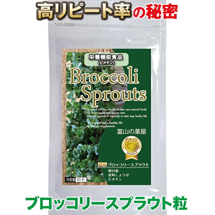 【3人シェア買いでお得】ブロッコリースプラウト サプリ ユーグレナ（ミドリムシ） モリンガ スルフォラファン サプリメント
