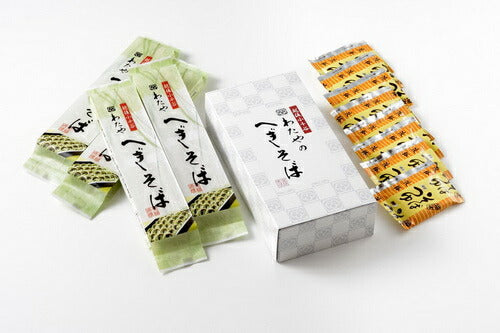 【送料込み】へぎ蕎麦 越後小千谷 献上へぎ蕎麦 わたや干しへぎ蕎麦 200g4袋 つゆ8袋付 化粧箱入