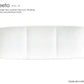 freeto-フリート-3プレート白 サイズ幅34.8×13.5cm 高3.8cm 美濃焼 国産 四角皿 仕切りランチ皿 仕切りプレート さんま皿 おしゃれ 和食器 ホワイト 白磁 電子レンジOK  陶器のふる里  trys小