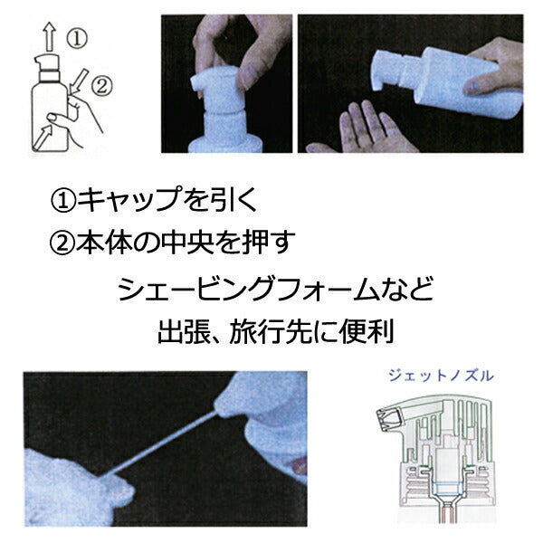 泡わジェットスクイズ２００ｍｌ（経済的に使える洗顔フォーム容器）エコロジー泡ボトル