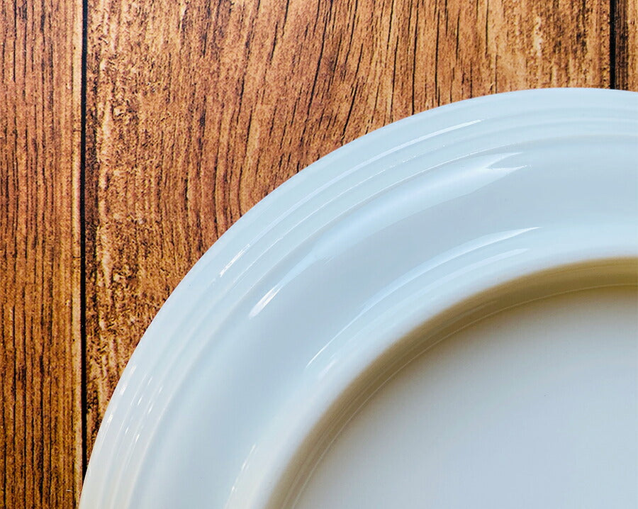 プラット ホワイト１７cm皿 白磁 白い食器 プレート 丸皿 取り皿 ケーキ皿 電子レンジOK オーブンOK 食洗機OK 美濃焼 日本製 ポーセリンアート 絵付け 陶磁器 大口注文OK  シンプル スタイリッシュ おうち時間 陶器のふる里  stockヤ