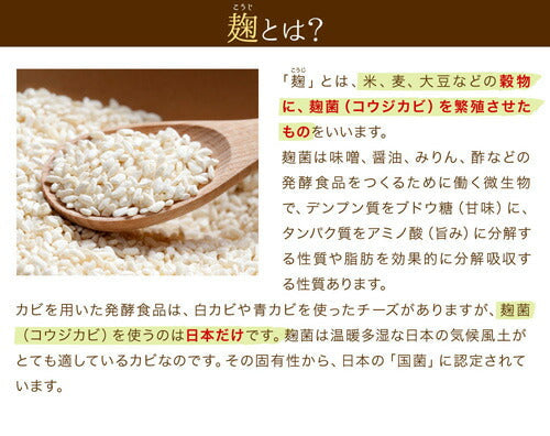 きぼうの米こうじ 4kg(400g×10個）麹水 乾燥米麹 国産米使用 甘酒 米麹 ノンアルコール 無添加 ＜ギフト 甘酒 無添加 濃縮 米麹 乾燥 米こうじ 国産 こめ麹 乾燥麹 甘酒 米 麹 こうじ水 あまさけ＞