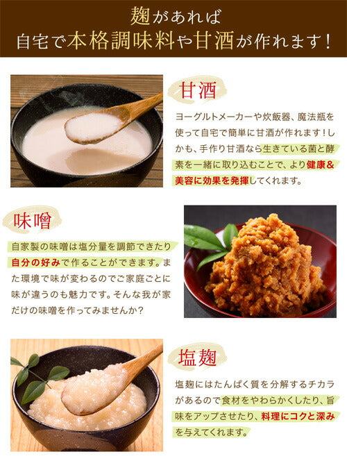 きぼうの米こうじ 4kg(400g×10個）麹水 乾燥米麹 国産米使用 甘酒 米麹 ノンアルコール 無添加 ＜ギフト 甘酒 無添加 濃縮 米麹 乾燥 米こうじ 国産 こめ麹 乾燥麹 甘酒 米 麹 こうじ水 あまさけ＞