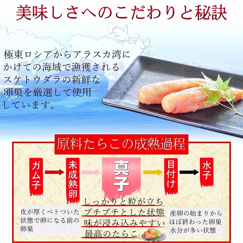 高級一本羽うす色辛子明太子 たっぷり1kg便利な小分け250ｇ×4パック めんたいこ たらこ ギフト おつまみ ご飯のお供 送料無料
