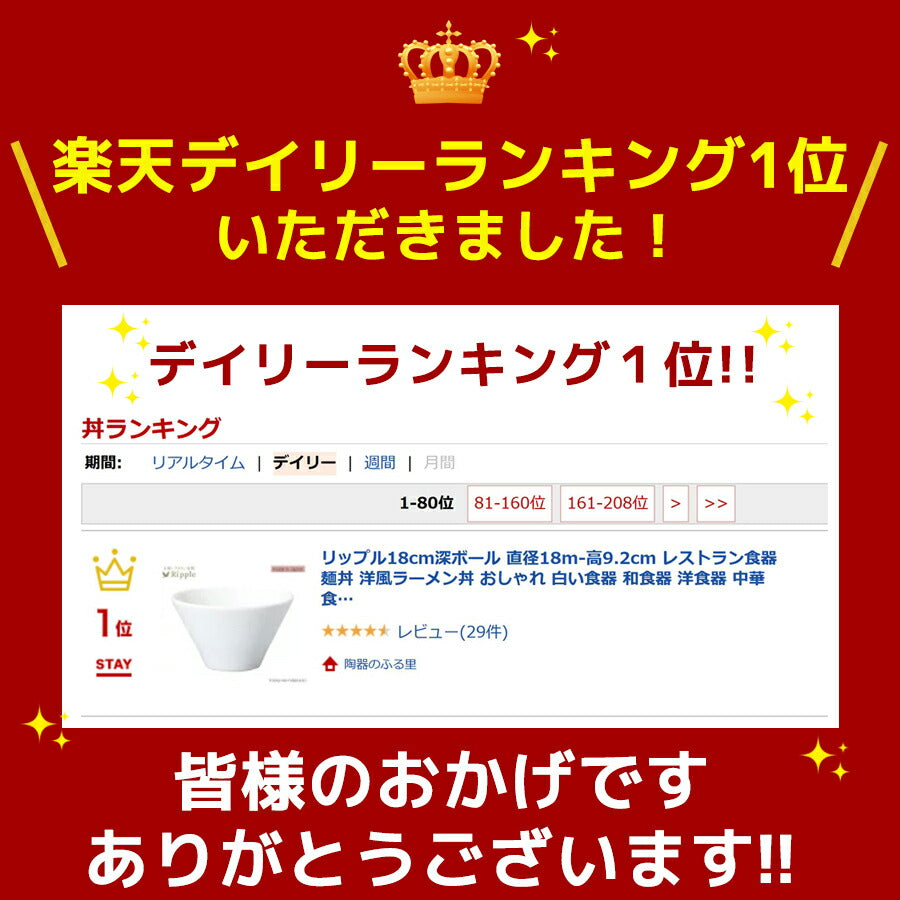リップル１８cm深ボール 直径18m 高9.2cm  台形 麺丼 洋風ラーメン丼 ラーメン鉢 どんぶり おしゃれ 白い食器 和食器 洋食器 中華食器 深ボウル  陶器のふる里  stockヤ