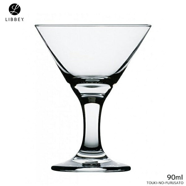 Libby ミニマティーニ  90ml 直径7.7cm 高9.7cm カクテルグラス デザートカップ アイスクリームカップ 業務用 リビー 逆三角形型   陶器のふる里  trysワ