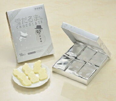 雪だるまチョコ １８枚入り×６箱北海道土産】ISHIYA（石屋製菓）冬季限定「白い恋人」で有名な石屋製菓が作る