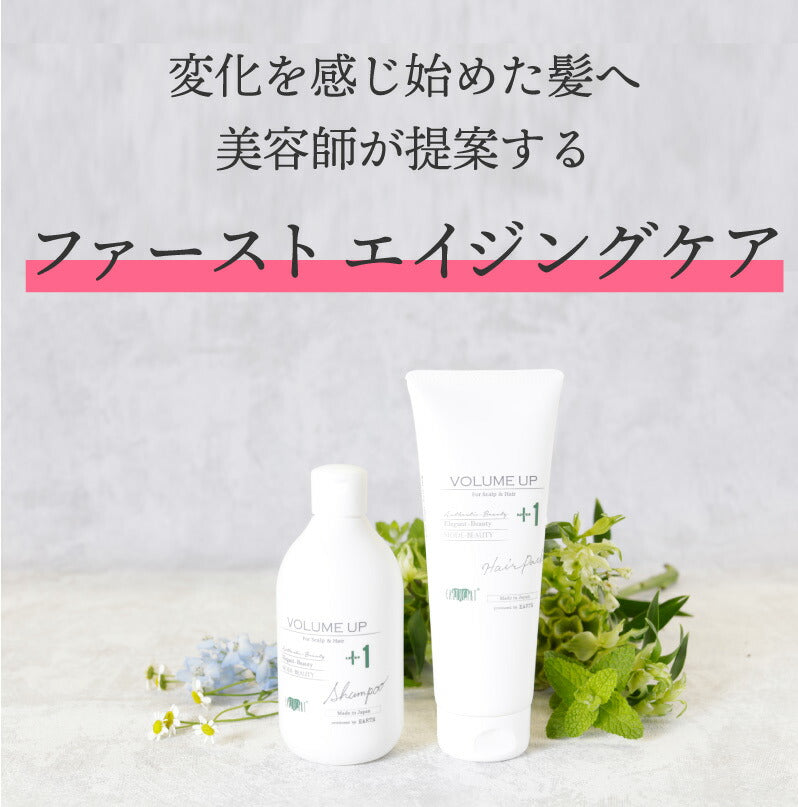 【 美容室専売品】 お得な3本セット★ボリュームアップ ヘアパック（240g×3本）美容師が提案するエイジングケアヘアパック
