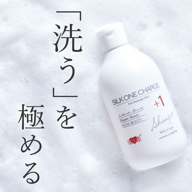 サロン専売品【２点セット】サロン専売品 プロ仕様シルクワン シャンプー&ヘアパックセット/シルクのような髪へ！まずは2週間継続してください！EARTHEART 東京 美容室