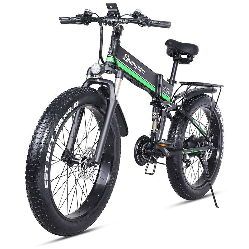 ファットバイク fatbike Shengmilo mx01ファットバイク★数量限定高級版★ アシスト自転車 マウンテンバイク1000w  48v12.8An大容量バッテリー アルミフレーム FATBIKE迫力の極太タイヤ スノーホイール