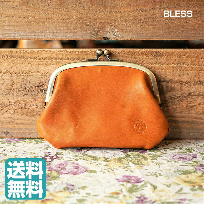 【プレゼントに大人気★ 親子がま口財布】BLESS ギフト 人気 本革 プレゼント 贈り物 がま口 財布 レザー 財布 革製品 本革 ハンドメイド 手作り がま口　本革バッグ インテリア小物 小物入れ