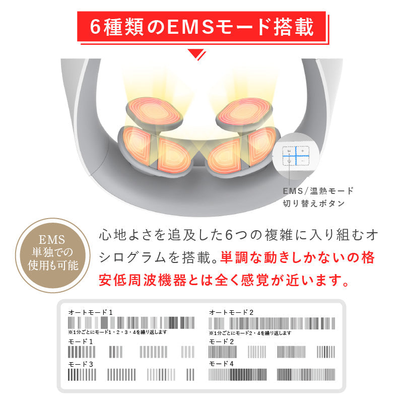 （ネイビーグリーン）NECK RELAX 1S 健康グッズ 首 肩 温熱 EMS