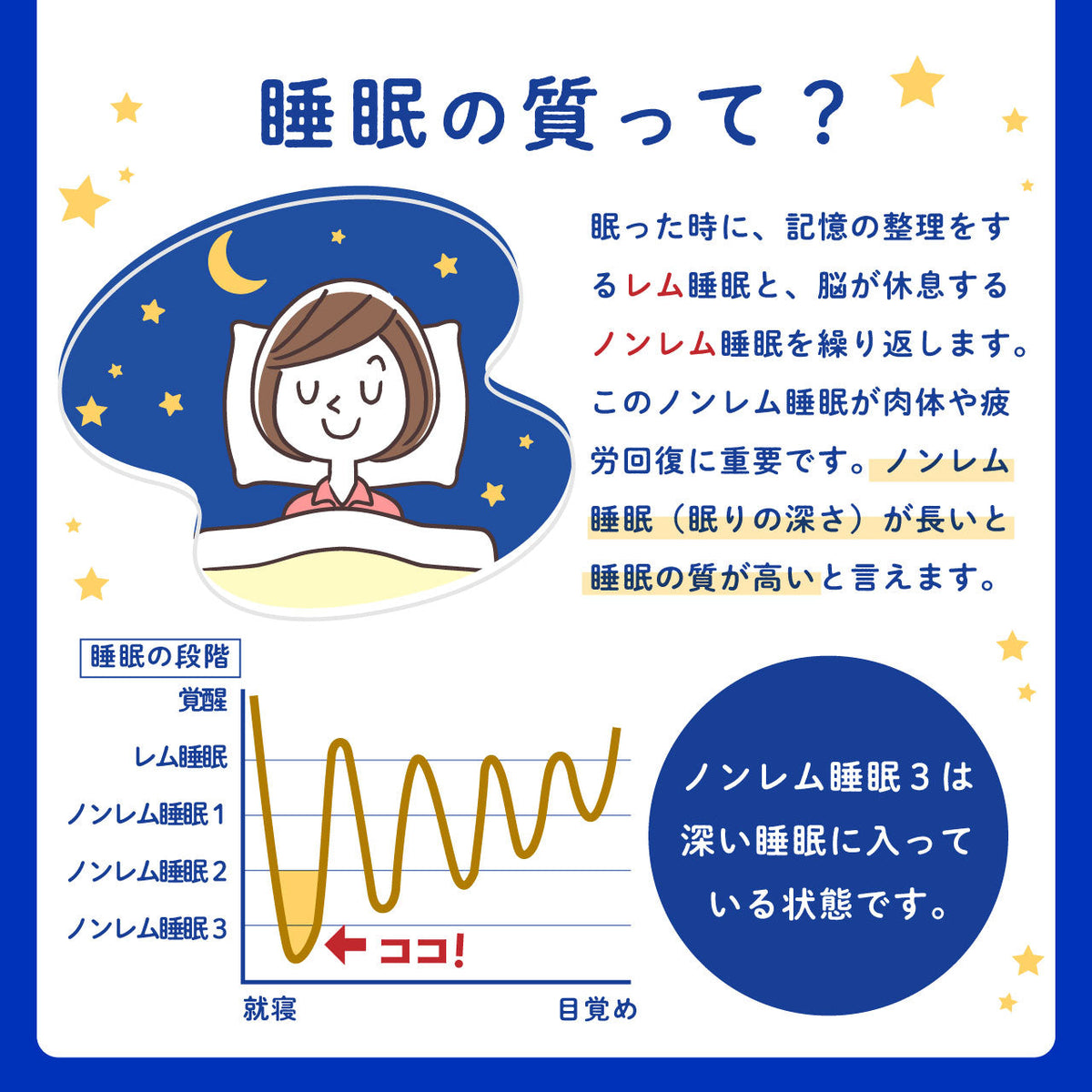 睡眠 ストレス に GABA サプリ 睡眠 siNight 90粒