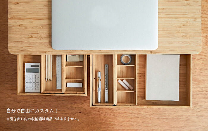 ＼FANHAN／天然竹 モニタースタンド FANHAN オフィス 机上ラック 在宅ワーク 机上 引き出し キーボード 収納 卓上 モニター台 パソコンデスク ローテーブル ローデスク PCデスク PC台 ノートパソコンデスク 液晶モニター台 テレワーク おしゃれ 完成品