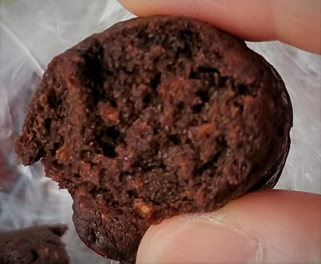 6個セット ヴィーガン＆グルテンフリー大豆粉焼きドーナツ（有機ブラックココア×有機チアシード）