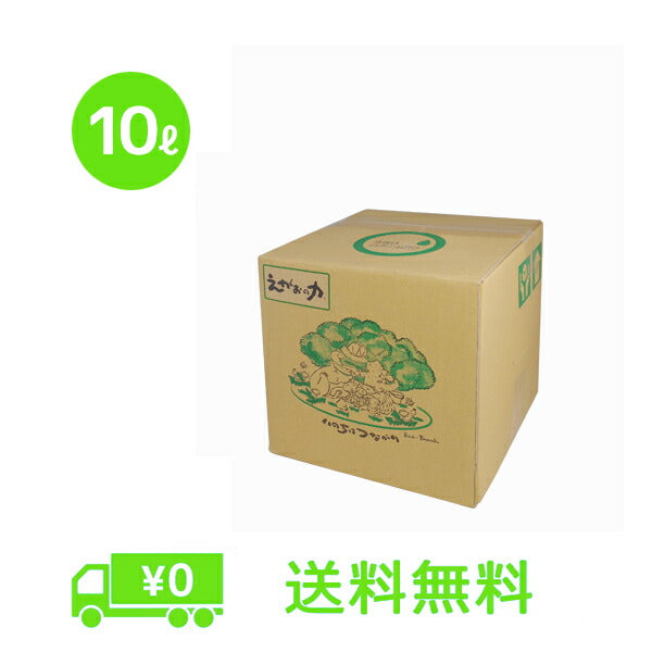「えがおの力（旧松の力）」10L 【お徳用】　植物油由来成分からできた濃縮自然派洗剤