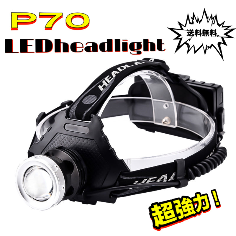 LEDヘッドライト 超強ルーメン 最高輝度 2020最新仕様 5段階の点灯モード(w016)