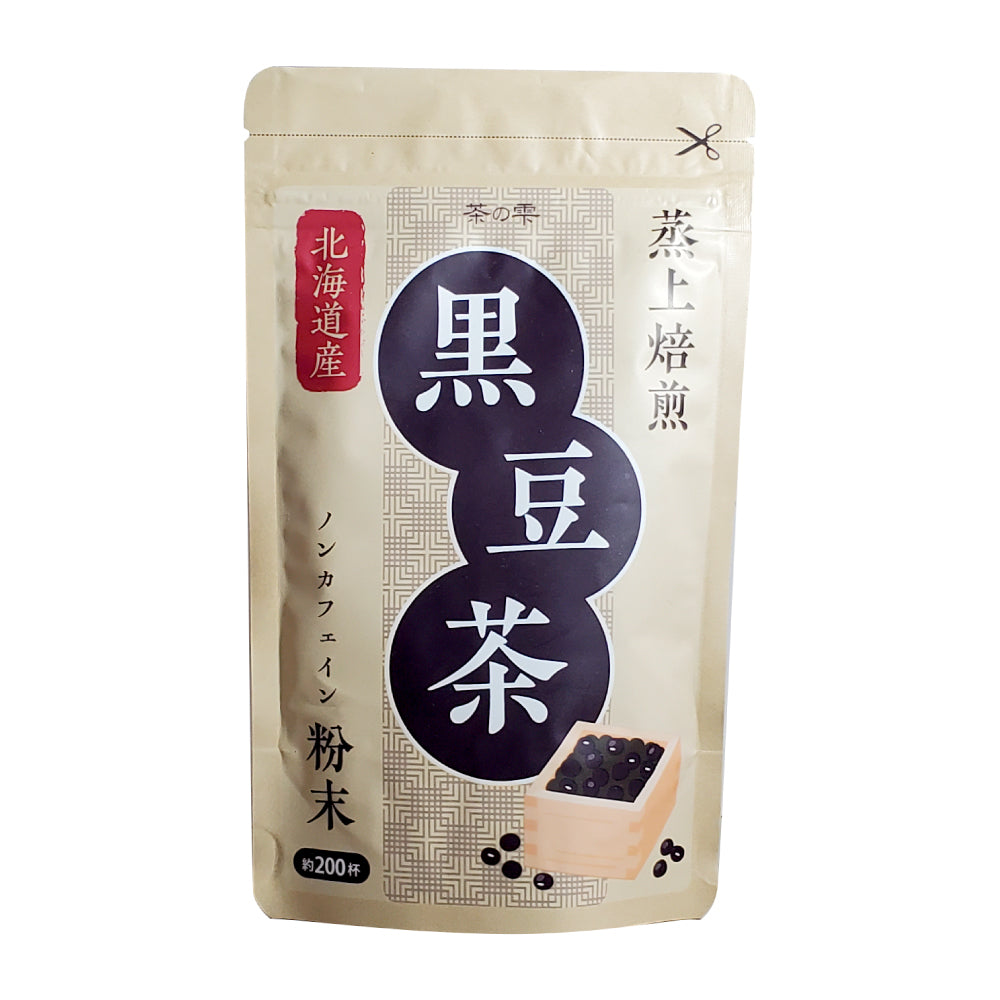 黒豆茶 国産 粉末 100g 北海道産黒豆 大容量200杯分