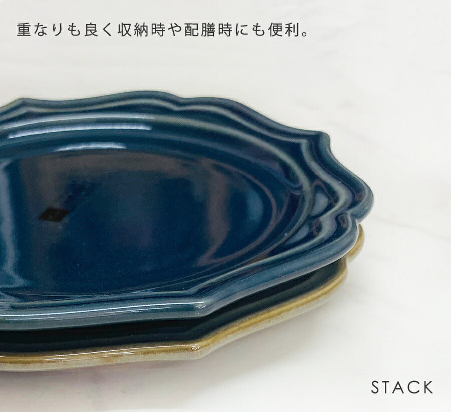 【入荷待ち・未定】Vanves -ヴァンヴ- 丸皿S アイボリー(12cm丸皿) 　小皿 プレート ケーキ皿 電子レンジOK 食洗機OK アンティーク ヴィンテージ 新品 ホワイト ベージュ 食器 インスタ映え  国産 日本製  おしゃれ  陶器のふる里  trysケ