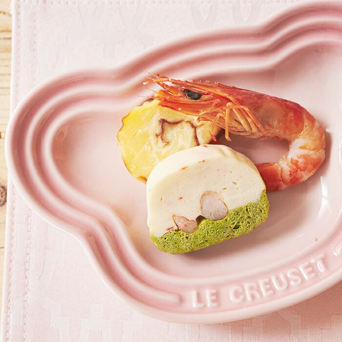 ★非掲載★ルクルーゼ ベビー LE CREUSET Baby（ミルキーピンク）ベビー食器 ベアープレート お食い初め 出産祝い 女の子 男の子