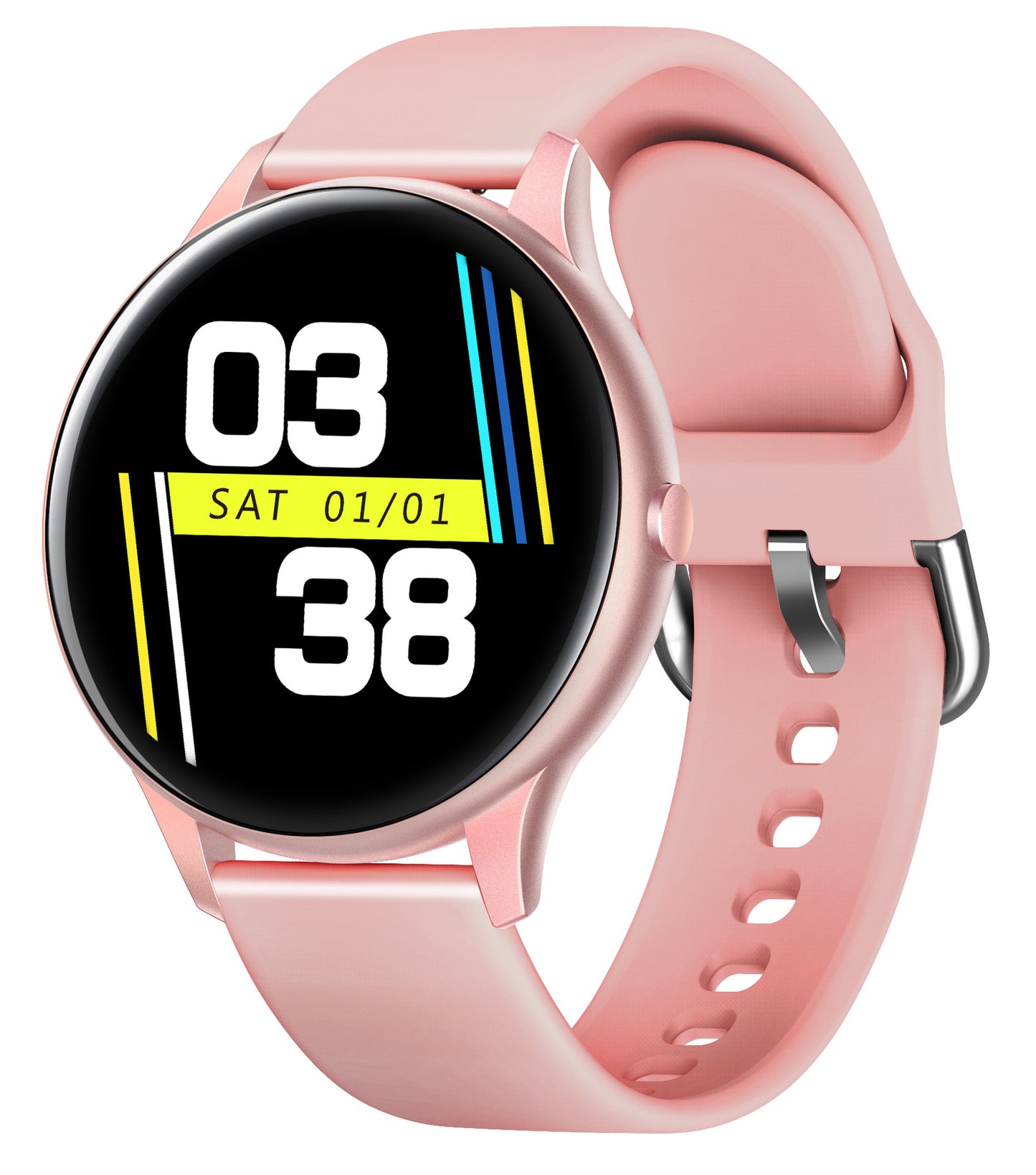 スマートウォッチ 2020最新仕様(m54)ピンク