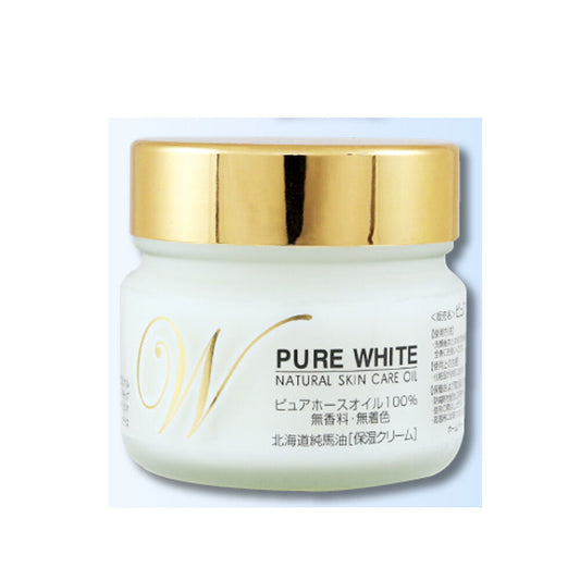 馬油 純馬油[保湿クリーム] ピュアホワイト PURE WHIT 100ｇ×５個