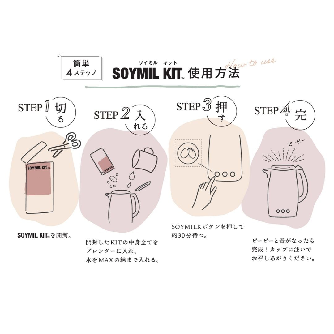 オール黒糖　SOYMIL豆乳ブレンダー&SOYMIL KIT