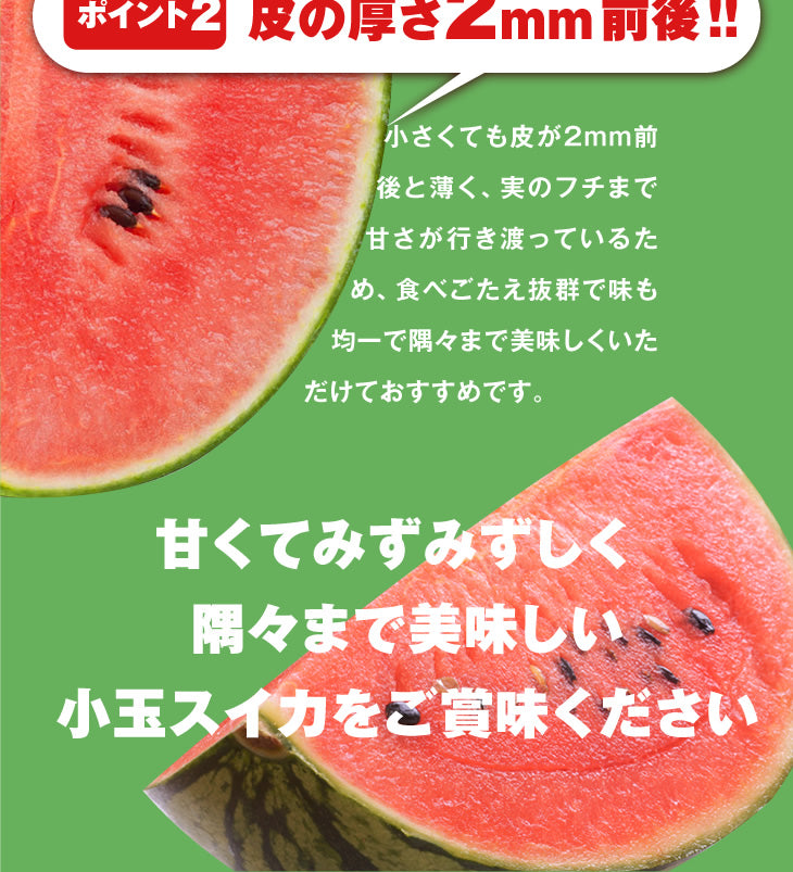 ご家庭用すいか姫甘泉2玉