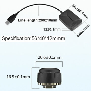 【ATOTO正規品 AC-UTP1 TPMS --ATOTO A6＆S8 】カーナビ Androidカーステレオモデル ATOTOAC-UTP1 USB TPMSタイヤ空気圧監視センサーシステム-ATO-AC-UTP1 外部センサー タイヤ情報 カー製品 カープレイ カー用品 ナビゲーション  カーナビオーディオ ナビ car navi carplay