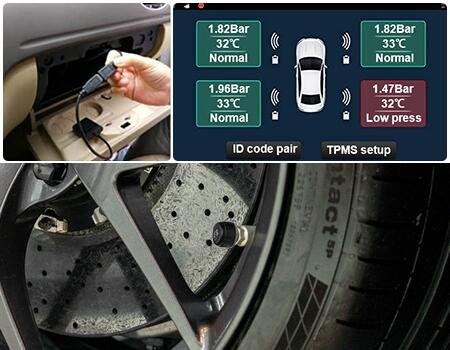 【ATOTO正規品 AC-UTP1 TPMS --ATOTO A6＆S8 】カーナビ Androidカーステレオモデル ATOTOAC-UTP1 USB TPMSタイヤ空気圧監視センサーシステム-ATO-AC-UTP1 外部センサー タイヤ情報 カー製品 カープレイ カー用品 ナビゲーション  カーナビオーディオ ナビ car navi carplay