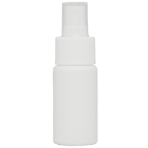 スプレーボトル PE 30mL ストレートボトル [ ボトル：ホワイト ／ スプレー：ホワイト ]