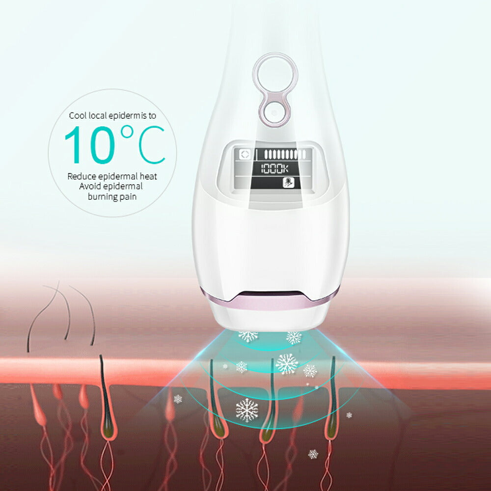 光脱毛器 IPL脱毛器 脱毛器 冷却 レディース メンズ 光 ipl 脱毛 vio フラッシュ ICE ムダ毛 除毛 美肌 デリケートゾーン 顔 腕 脚 脇毛 ポータブル 肌ケア 家庭用 フラッシュ式 ジェル不要 90日保証(番号:097)