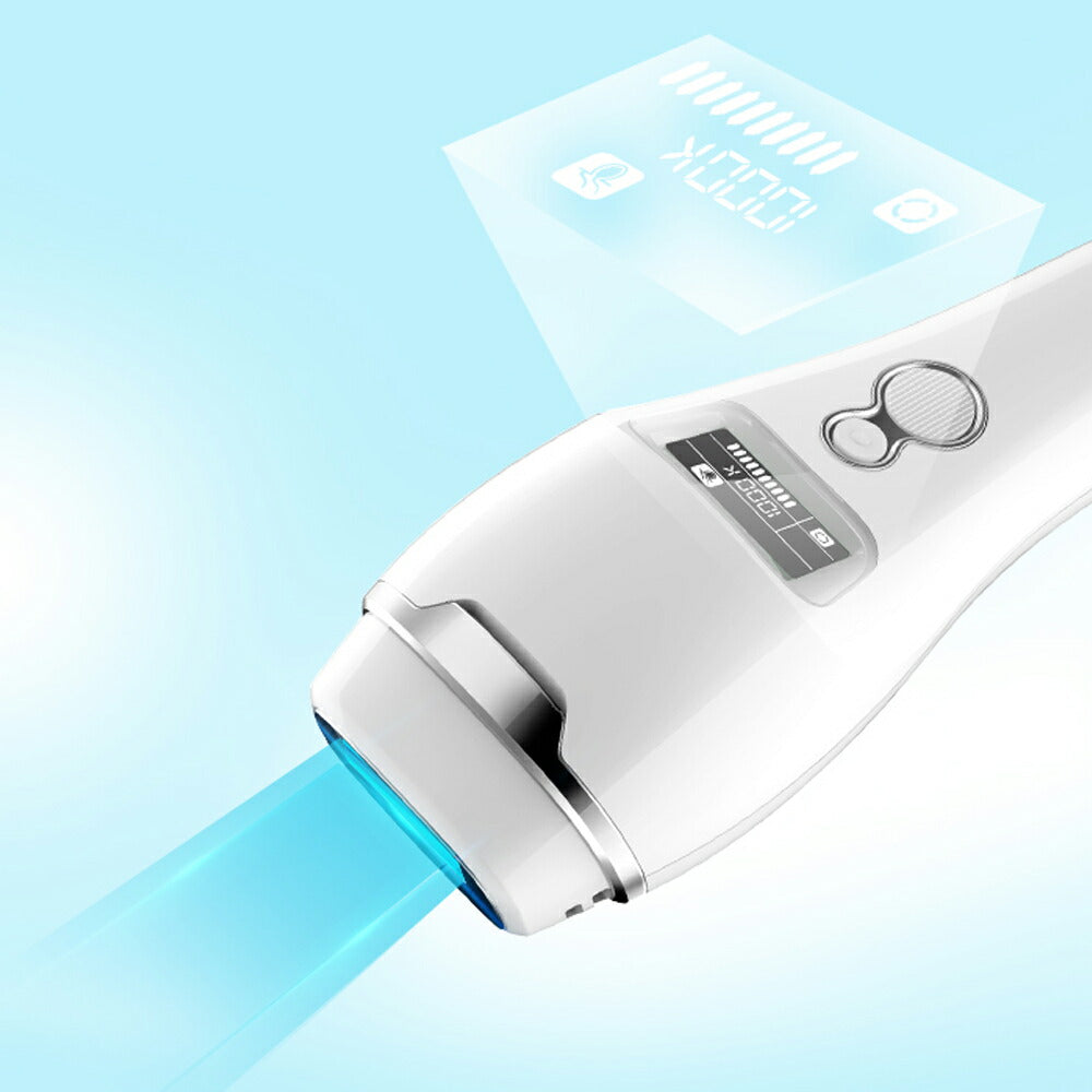 光脱毛器 IPL脱毛器 脱毛器 冷却 レディース メンズ 光 ipl 脱毛 vio フラッシュ ICE ムダ毛 除毛 美肌 デリケートゾーン 顔 腕 脚 脇毛 ポータブル 肌ケア 家庭用 フラッシュ式 ジェル不要 90日保証(番号:097)