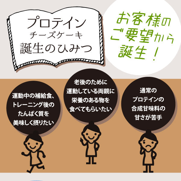 プロテインプラスチーズケーキ６個入