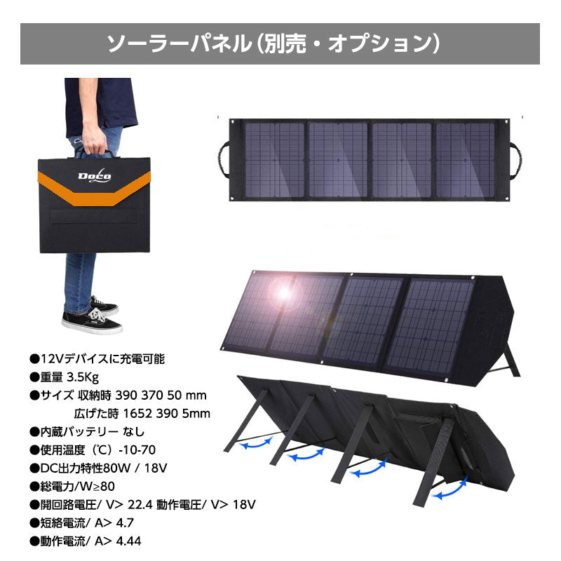 ポータブル電源 500W 防災グッズ 電源 PSE認証済 純正弦波 /DC/USB出力 車中泊 キャンプ アウトドア 防災グッズ 停電時に 非常用電源 AC電源 バッテリー 蓄電池 停電対策 大容量 156,000mAh/560Wh 家庭用蓄電池 冬キャンプ ポタ電(番号:198)
