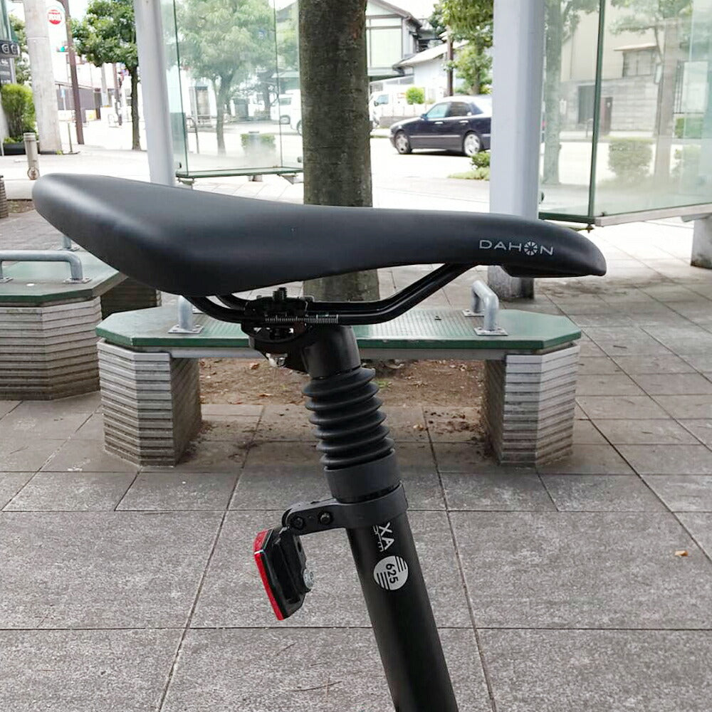 サスペンション シートポスト EXA form セットバック 580mm φ33.9 DAHON tern ミニベロ クッション 衝撃 緩和 サドル シート