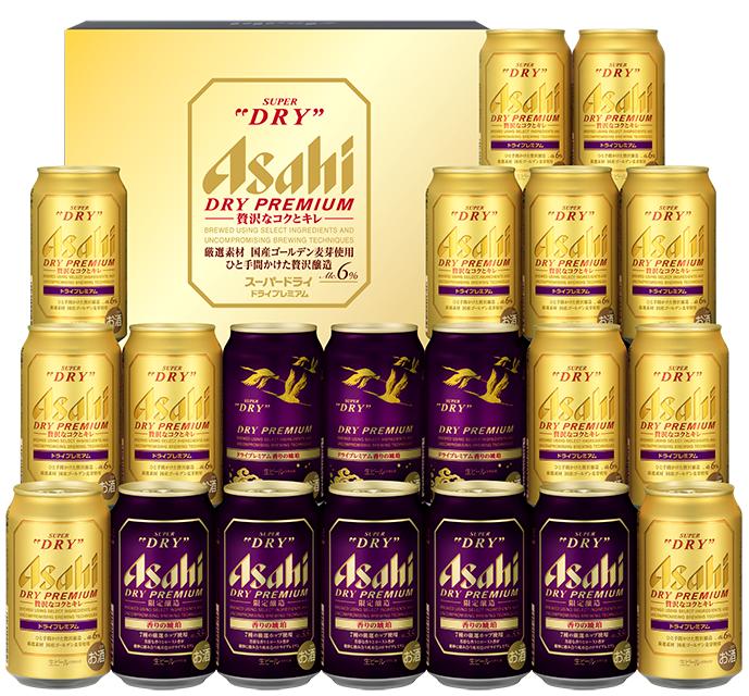 【ギフト限定醸造】【送料無料】アサヒ ドライプレミアム 香りの琥珀ペアセットSKW‐5【・ご贈答用対応致します】【14oseiboABPT】[ABoseibo2014]