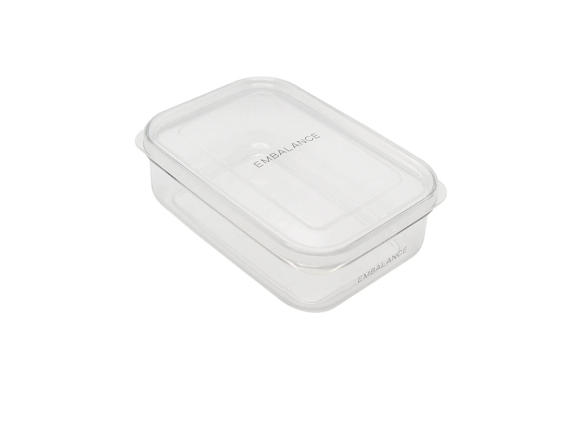 エンバランス クリアコンテナ S 620ml 1個 角型 鮮度保持容器 EMBALANCE CLEAR CONTAINER